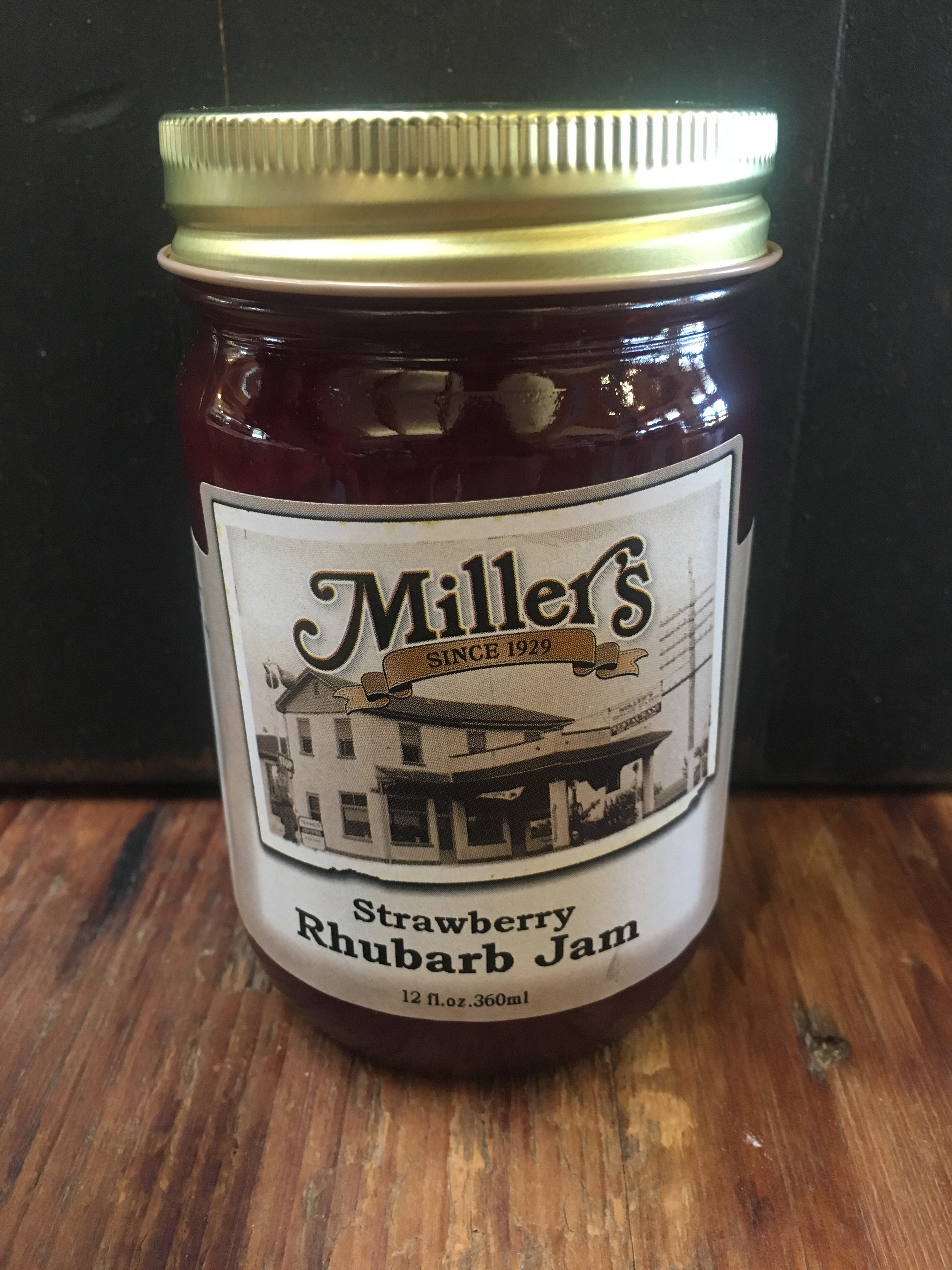 Strawberry Rhubarb Jam 12oz 00053