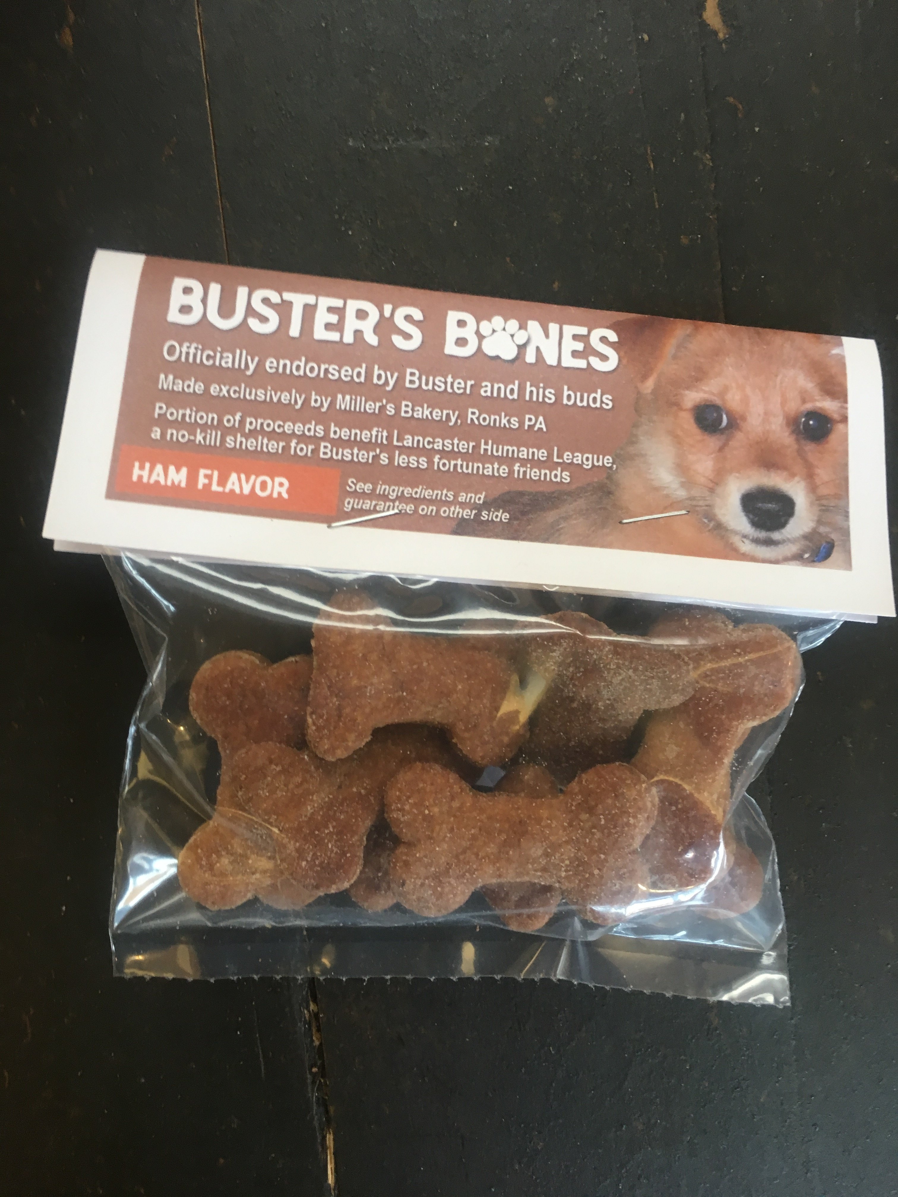 Buster's Bones Ham Dog Treat 00082