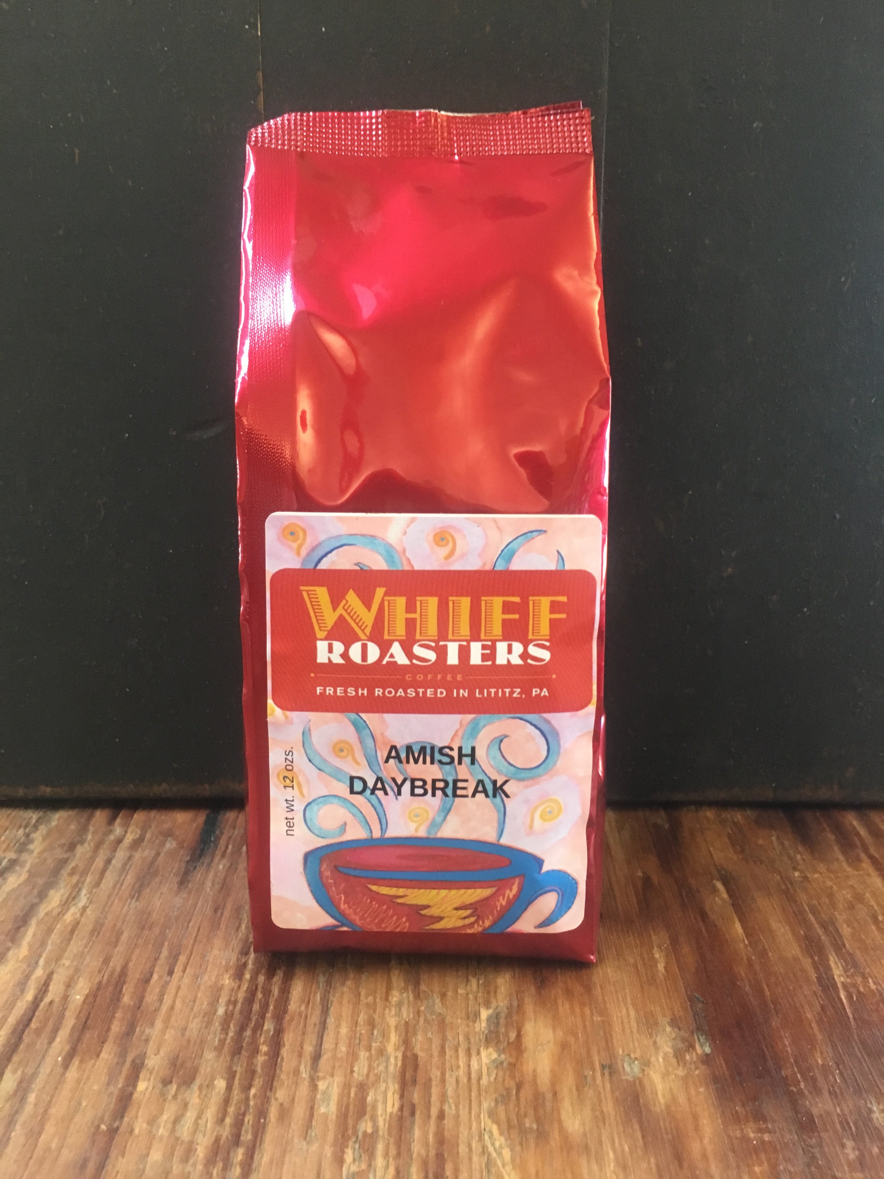 12oz Ground Coffee Bag Amish Daybreak 00086
