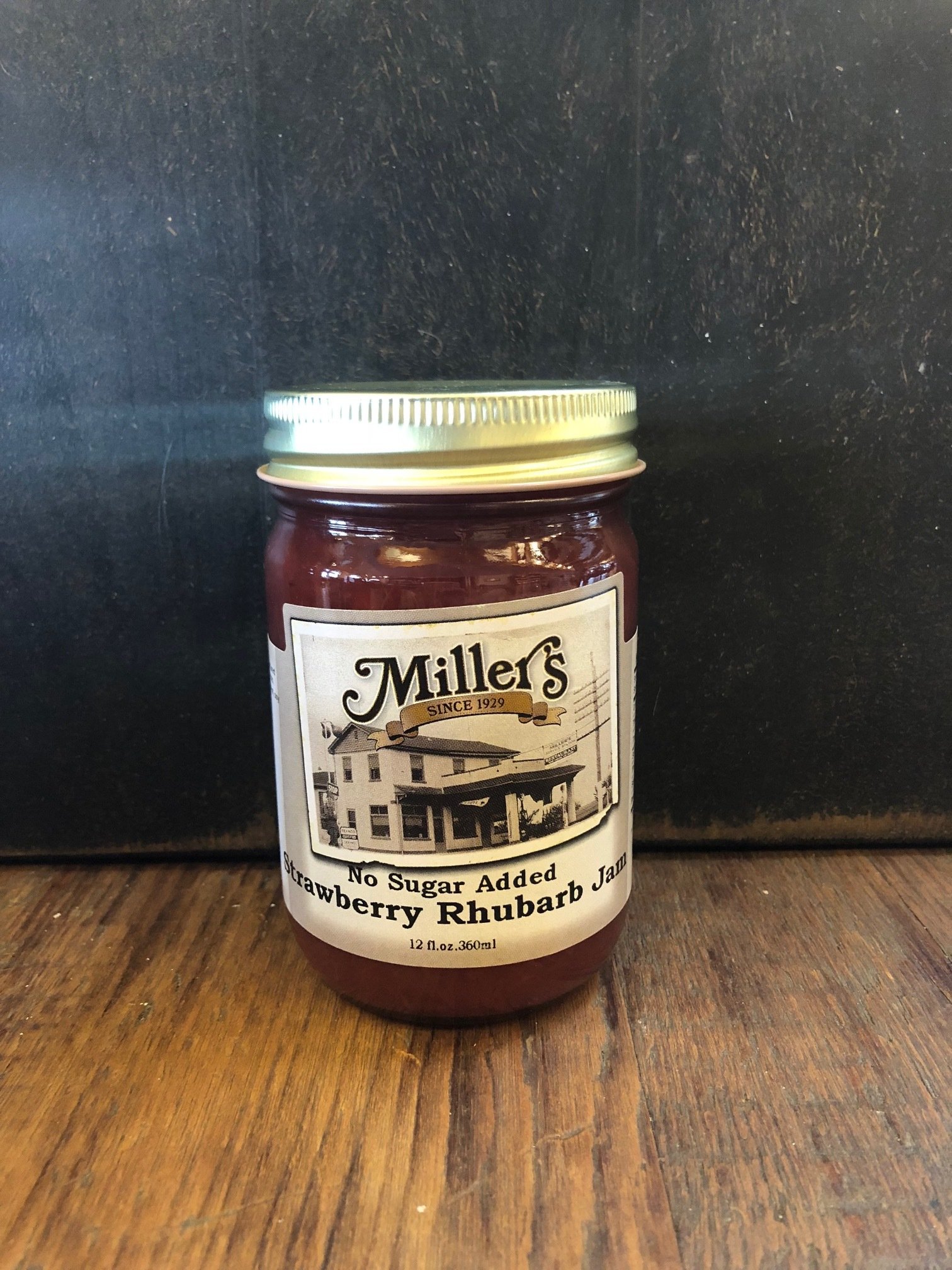 Sugar Free Strawberry Rhubarb Jam 12oz 00104