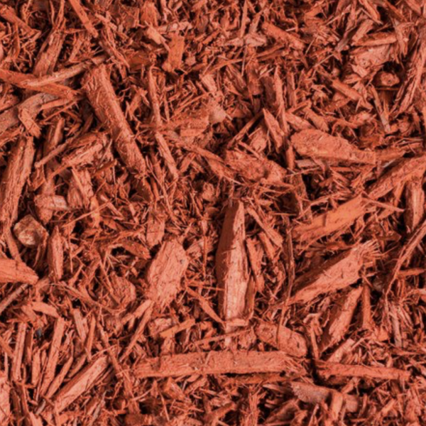 Red Dyed Hardwood Mulch Store Purchase Mulch Online From Fishers Mulch