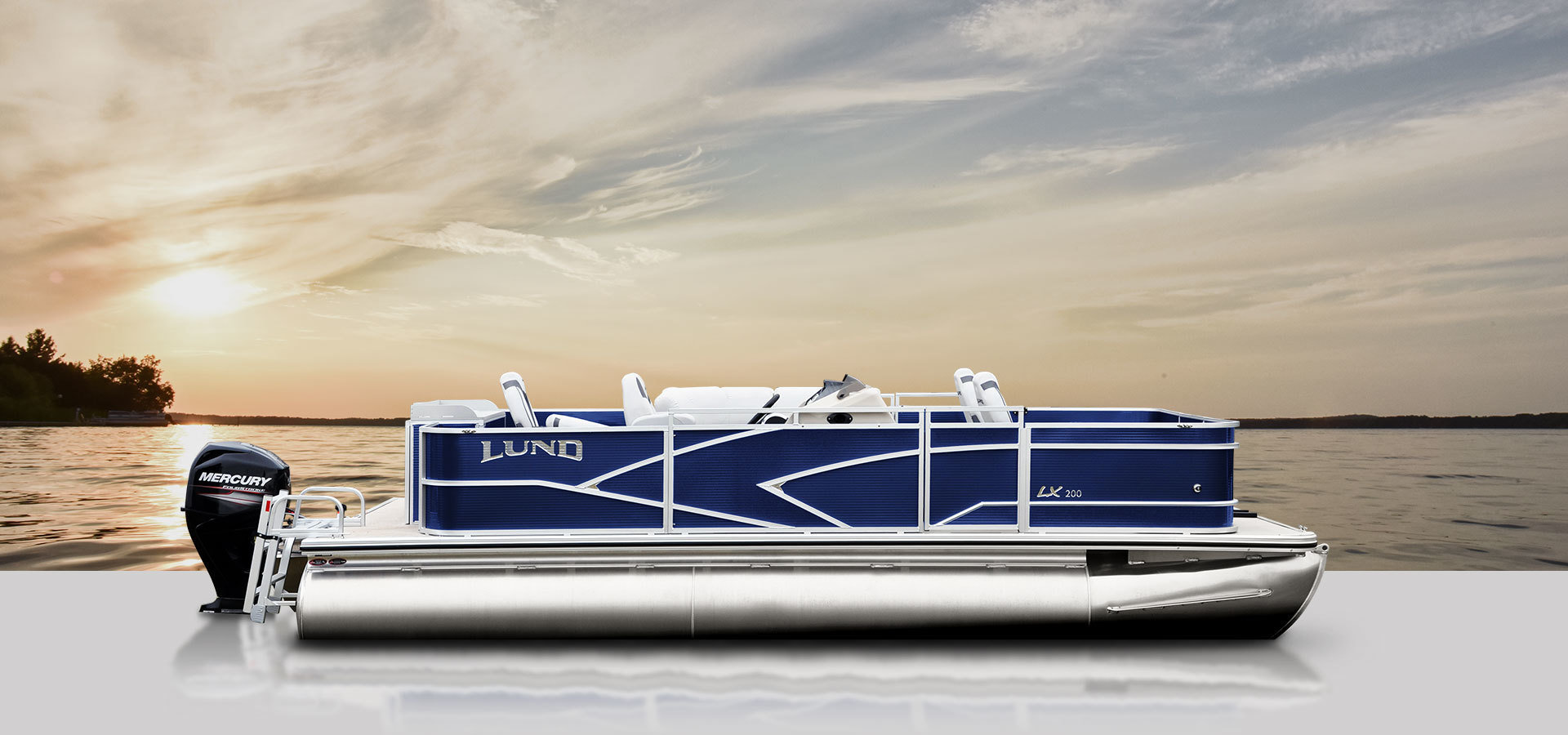 Lund LX200 Fishing Pontoon Boat 00268