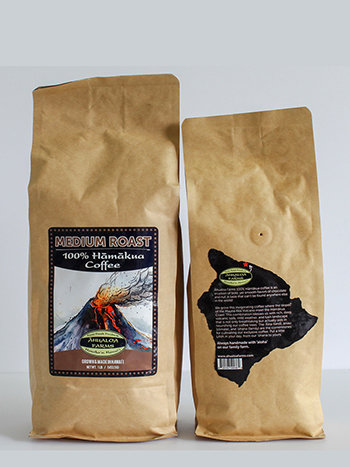 100% Hamakua Coffee Medium Roast Coffee Beans 00015