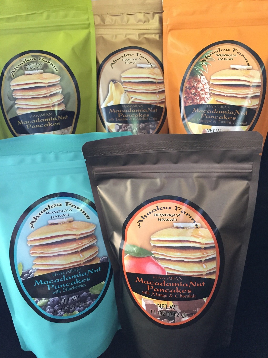 Hawaiian Macadamia Nut Pancake Mixes Ahualoa Farms