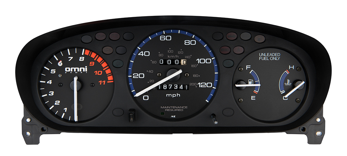 Honda EK 8000 RPM Tachometer With Adjustable Shift Light TACH-8000-EK