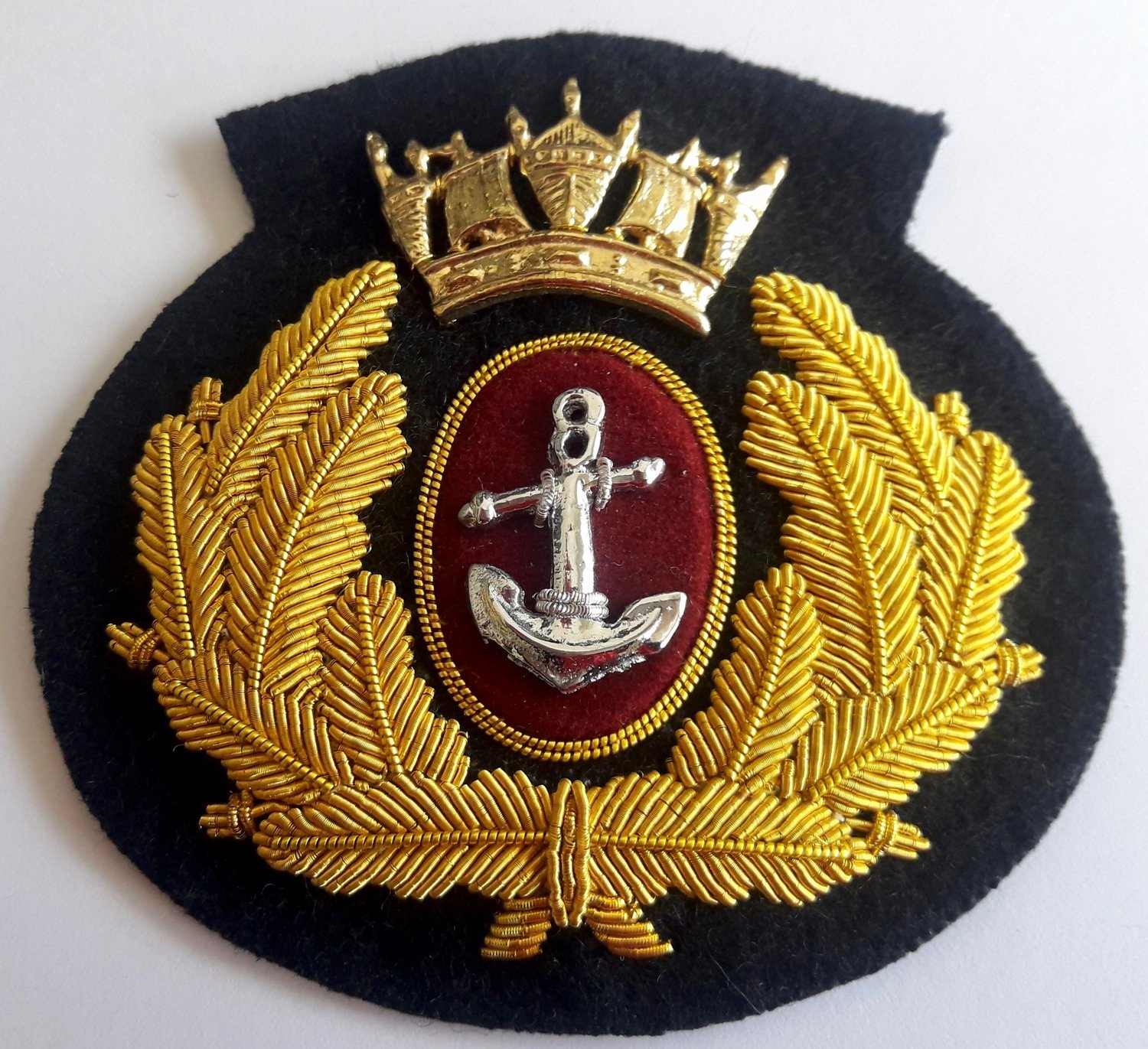 MERCHANT NAVY BULLION CAP BADGE