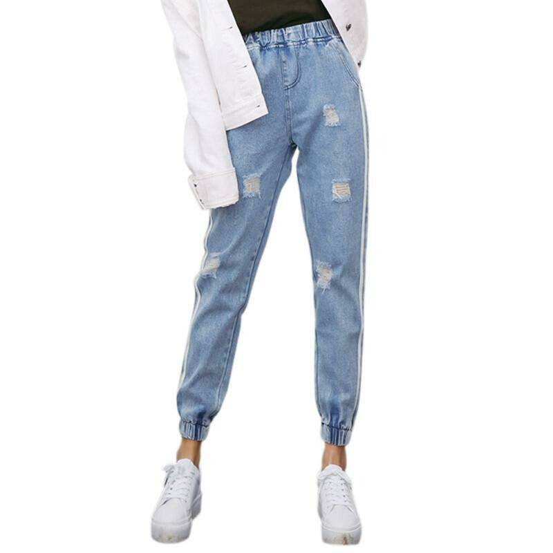 jeans with holes on the side