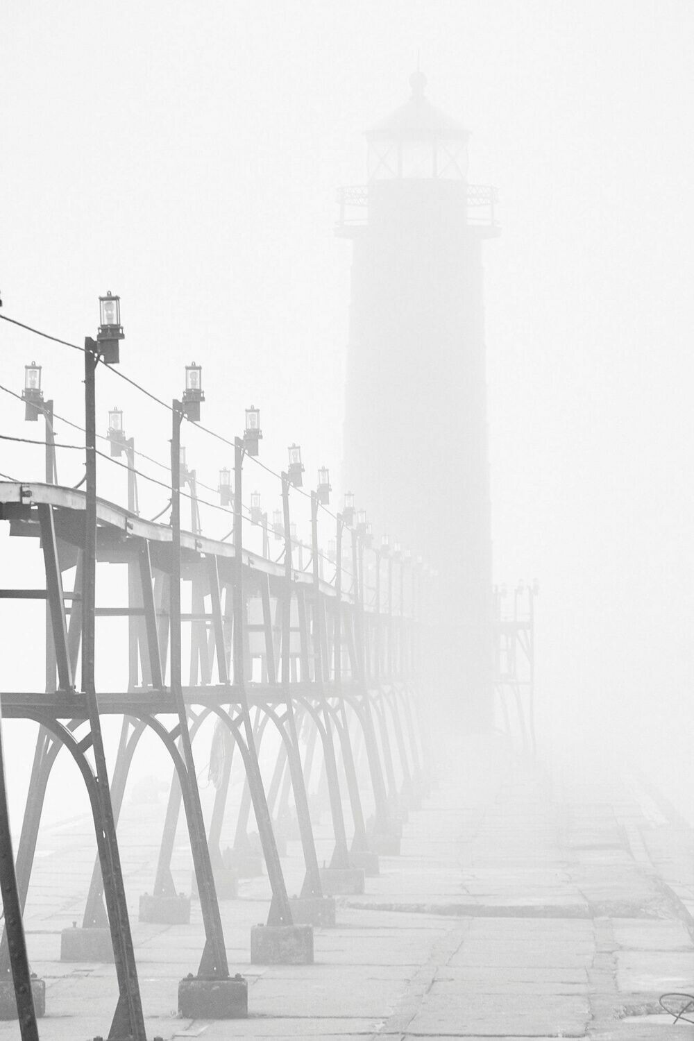 Would you walk on this catwalk on a foggy night? Would you walk on this catwalk on a foggy night?