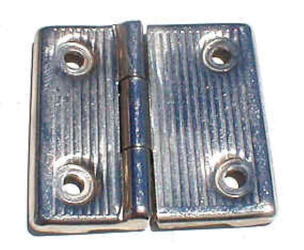 Nickel Plated Steel Briefcase Hinges suitcase antique vintage retro old new 2