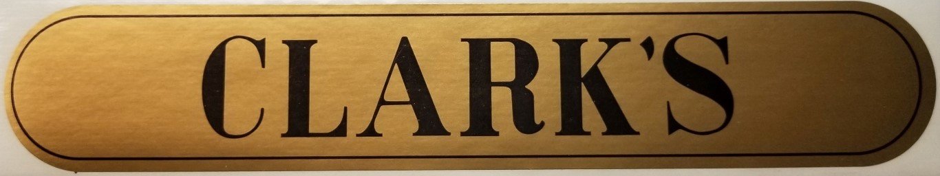 Clark/'s /"Colors/" Spool Cabinet Decal thread vintage antique old sticker