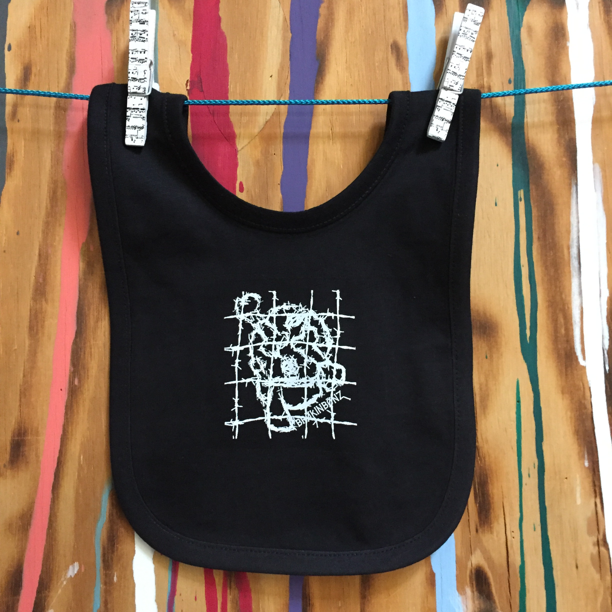 SKETCHY Black Bib SKBLB