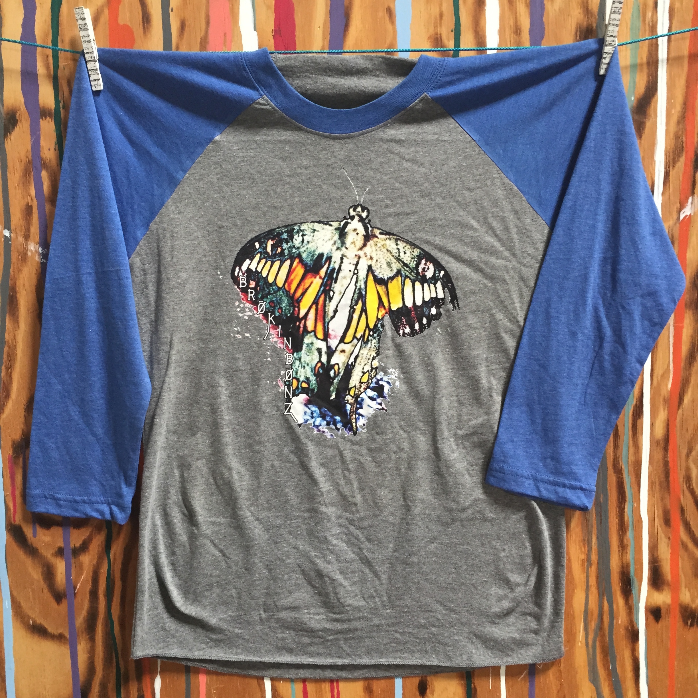 BRØKINWING Unisex Contrast Raglan BWUCR