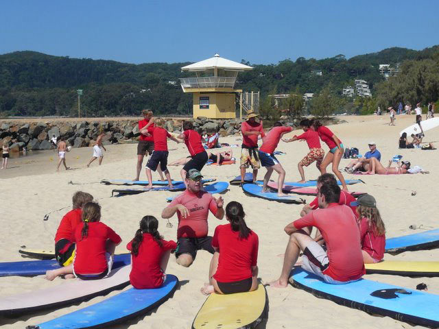 1 Surfing Lesson at learntosurfnoosa 00233