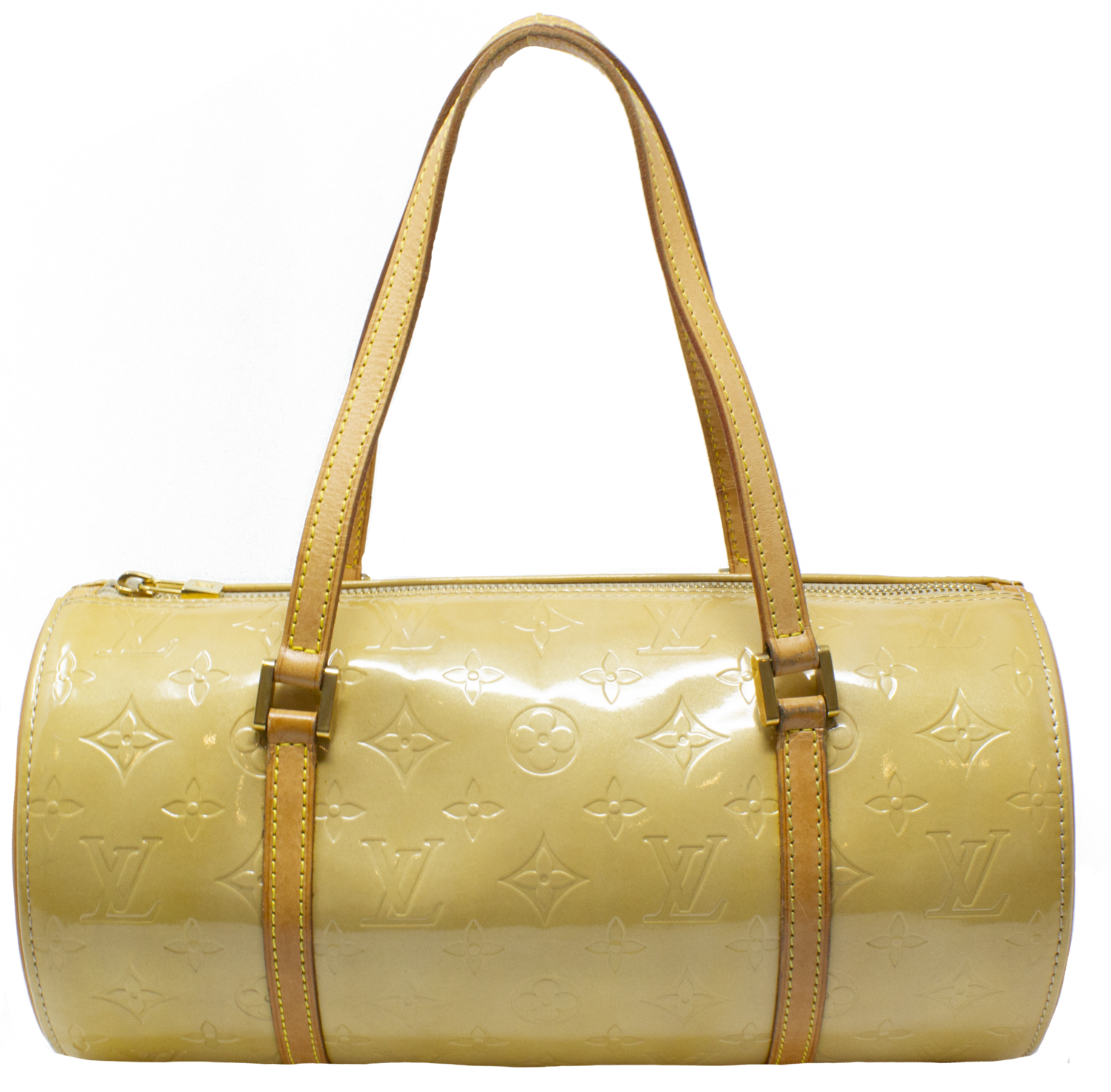 Louis Vuitton Yellow Vernis Monogram Bedford Bag | shop - Shop De Cru