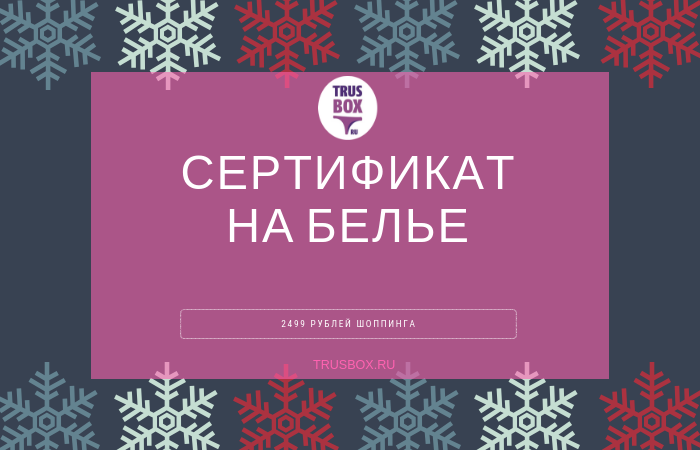 Подарочный сертификат ТРУСБОКС 00120