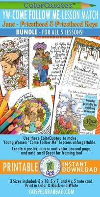 ColorQuotes: Come Follow Me: June - Bundle