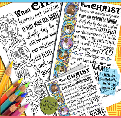 ColorQuotes: Come Follow Me: July - 6. Christ's Name