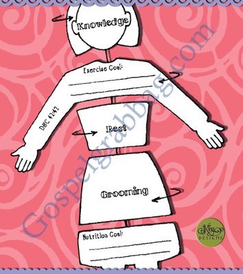 I'm a Living Doll design-a-doll mobile goal chart