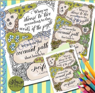 ColorQuotes: Come Follow Me: May - 1 - Follow the Prophet