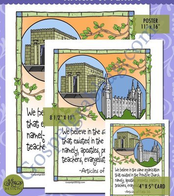 Scripture Poster: Articles of Faith 06
