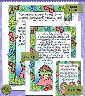 honesty chastity virtue choices scripture poster articles of