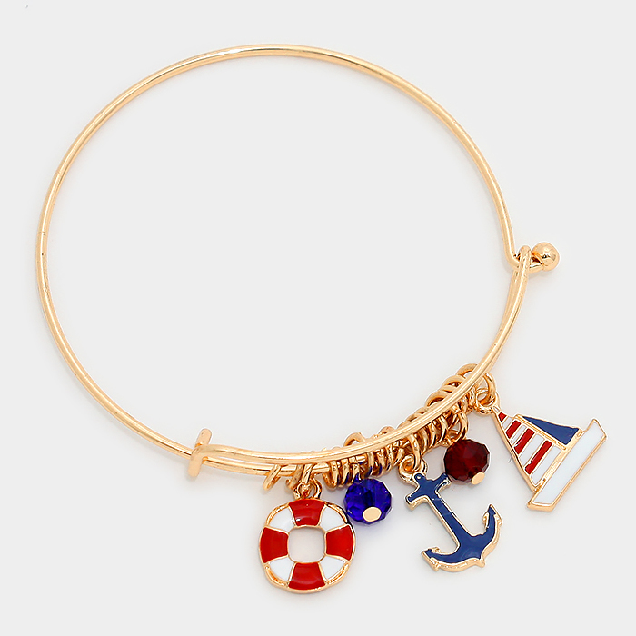 Nautical Charm adjustable bangle WT-311929