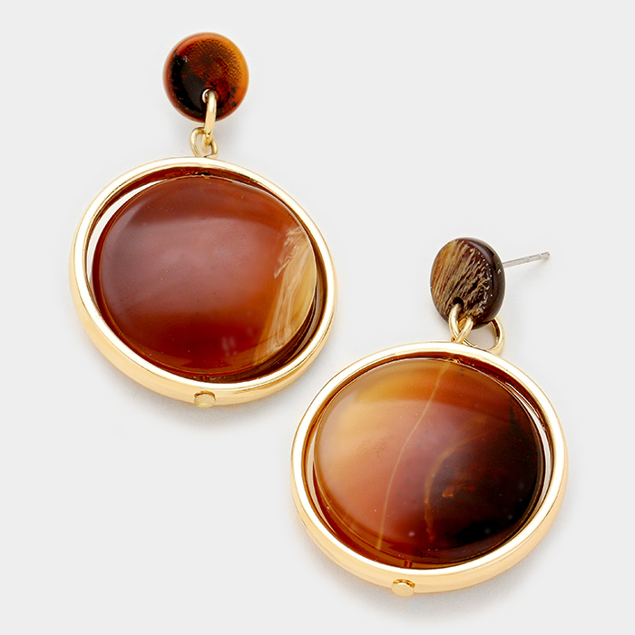 Cinnamon Latte Earrings WT-321376
