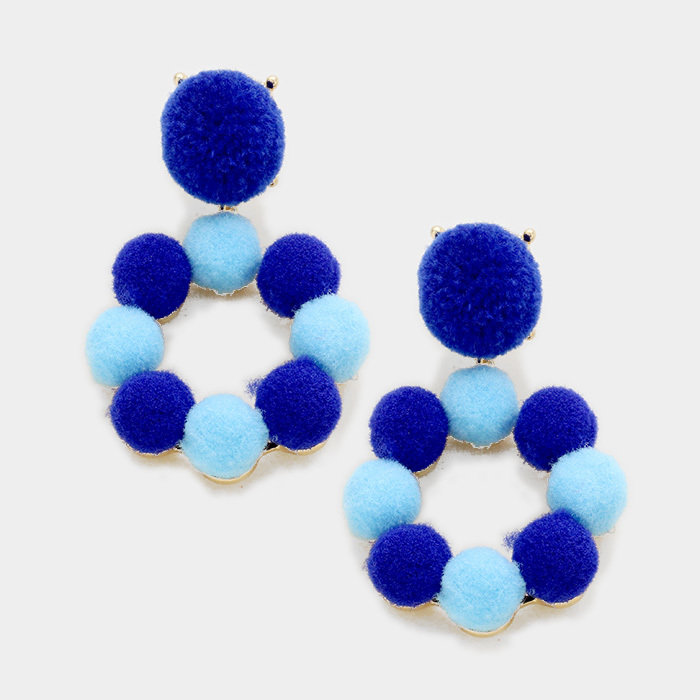 Hailey Blue Earrings WT-344377