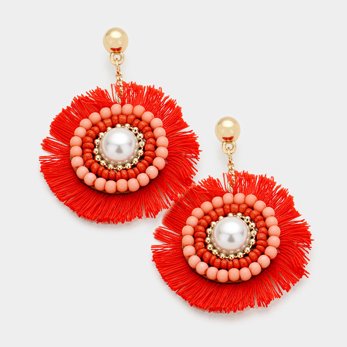 Fanfare Earrings - Grapefruit WT-346823
