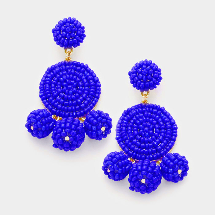 Casey Blue Earrings WT-340649