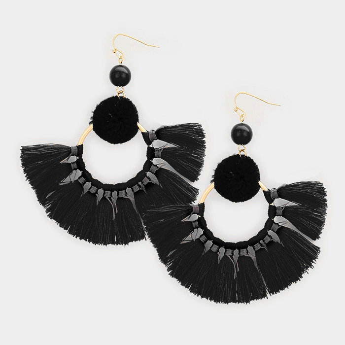 Fandango Black Magic Earrings WT-350063