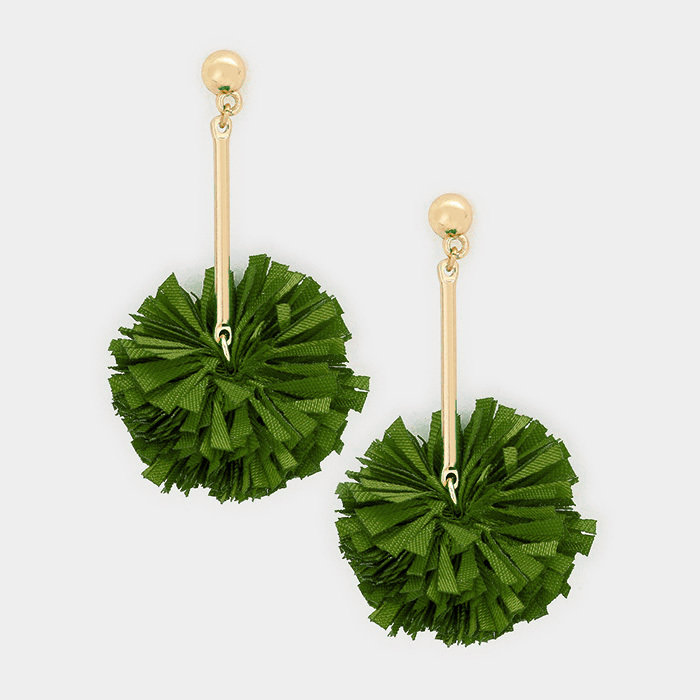 Varsity Green Earrings WT-351097