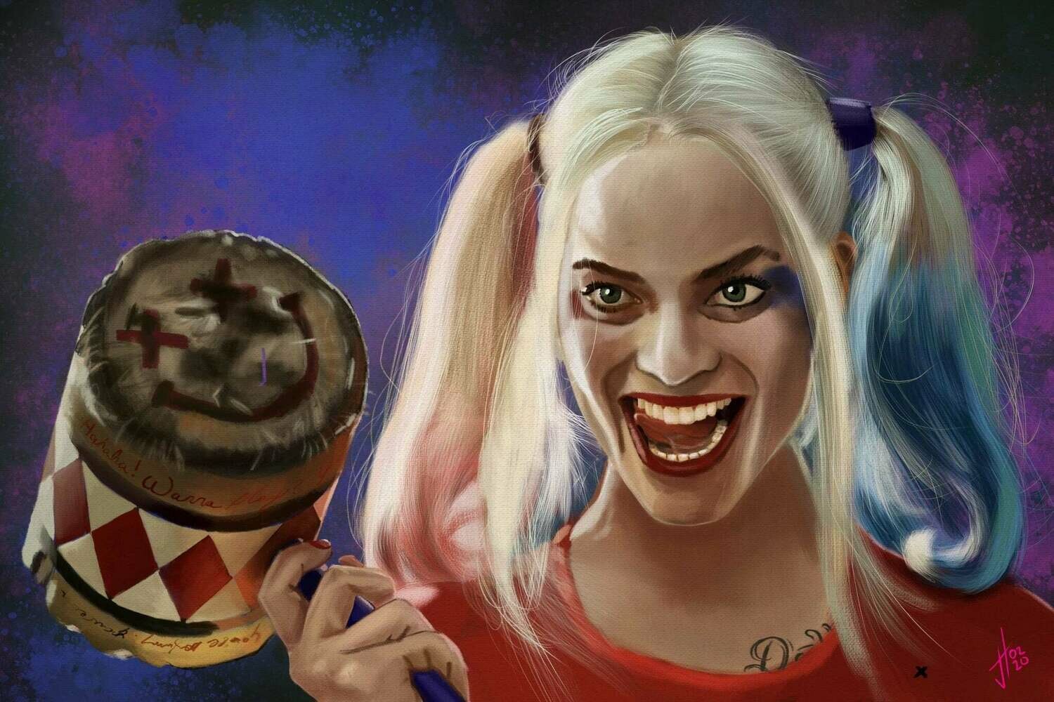 Harley Quinn Art Print Harley Quinn Art Print