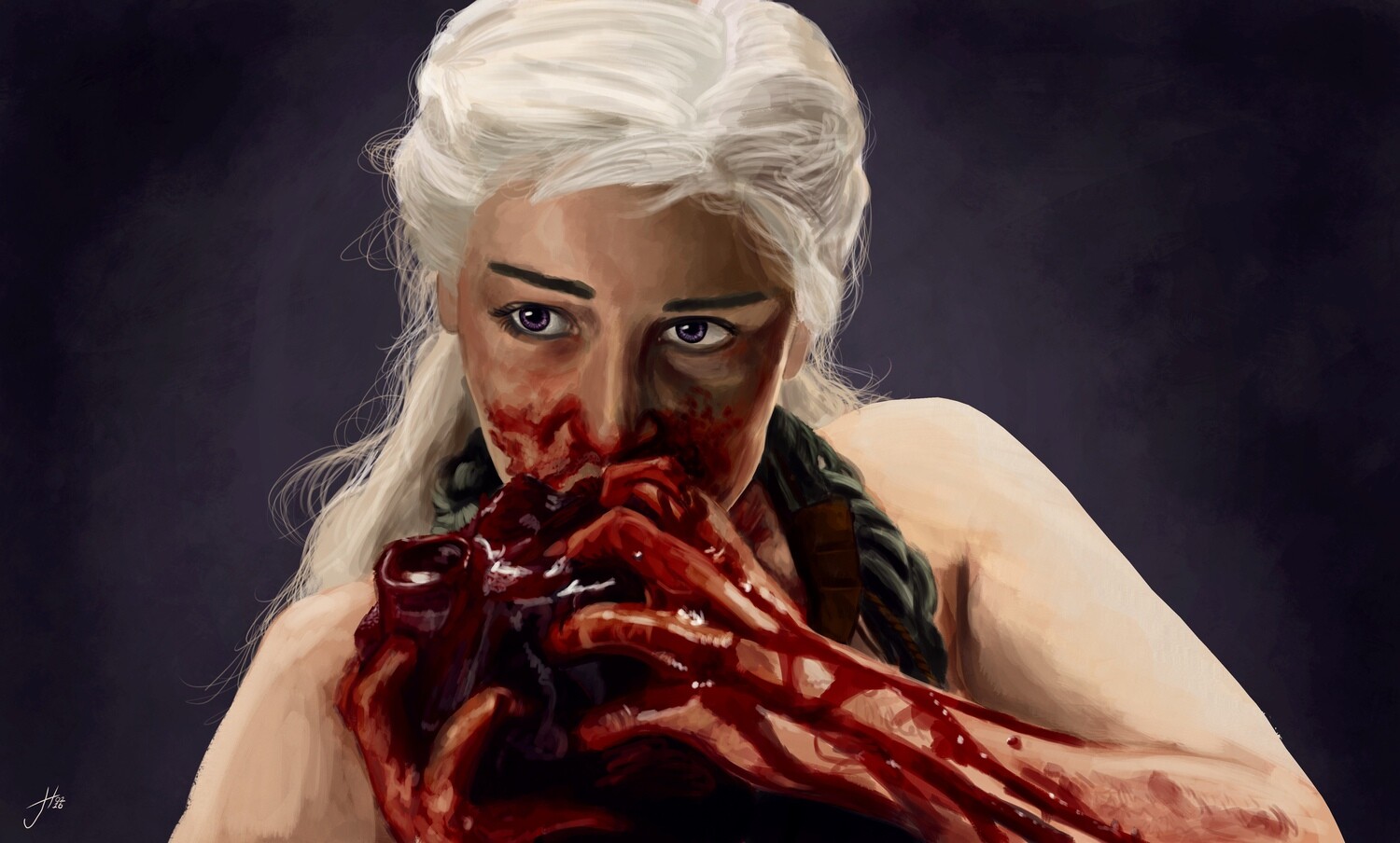 Daenerys Targaryen Game of Thrones Art Print Daenerys Targaryen Game of Thrones Art Print