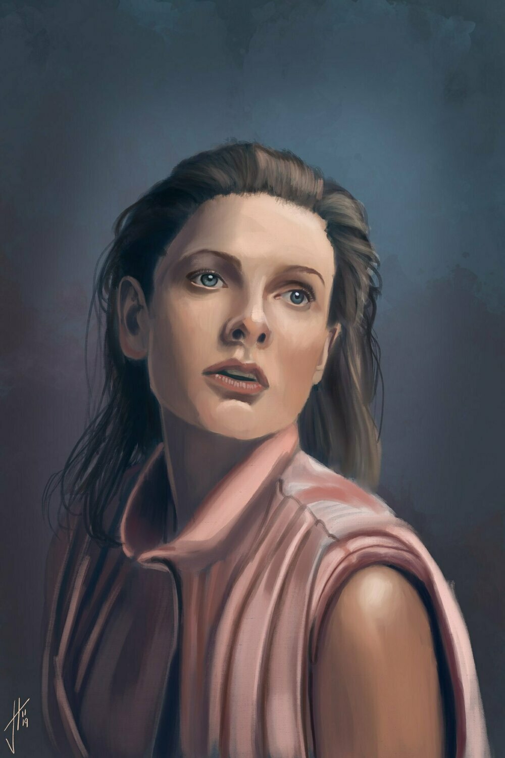 Rebecca Ferguson Portrait Art Print Rebecca Ferguson Portrait Art Print