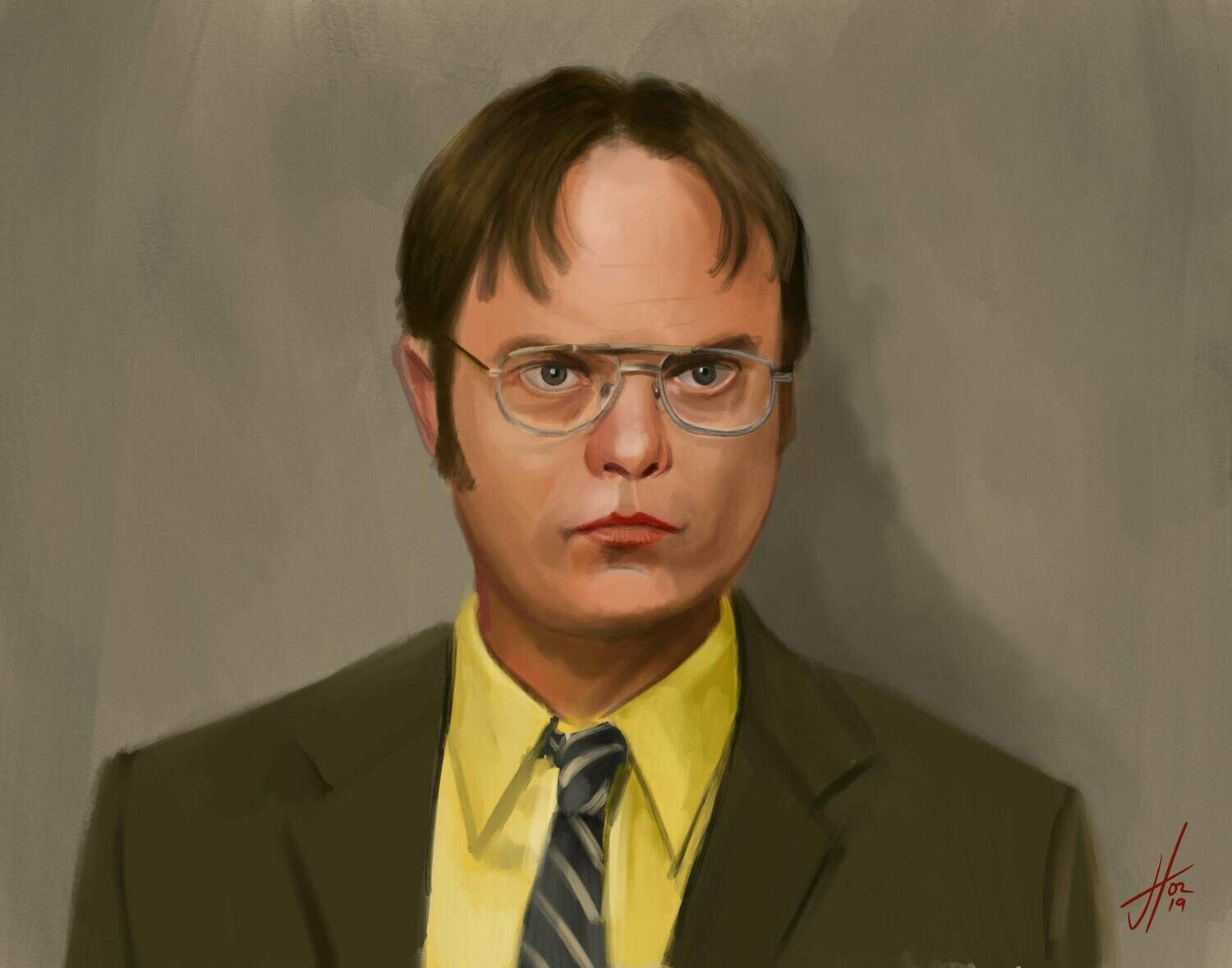 Dwight K Schrute Art Print The Office Dwight K Schrute Art Print The Office