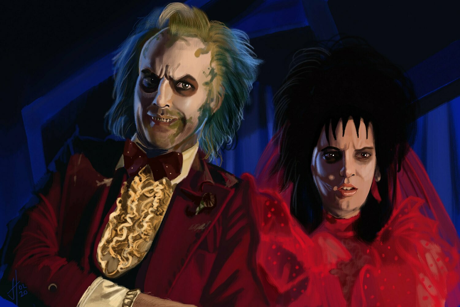 Beetlejuice Lydia Art Print Beetlejuice Lydia Art Print