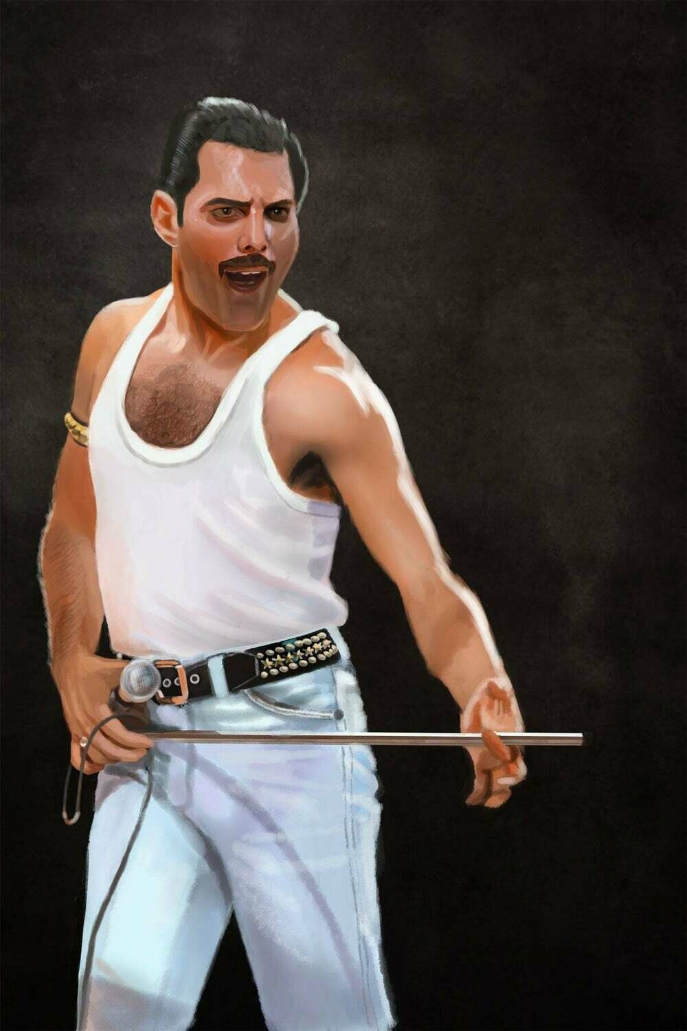 Freddie Mercury Art Print Freddie Mercury Art Print
