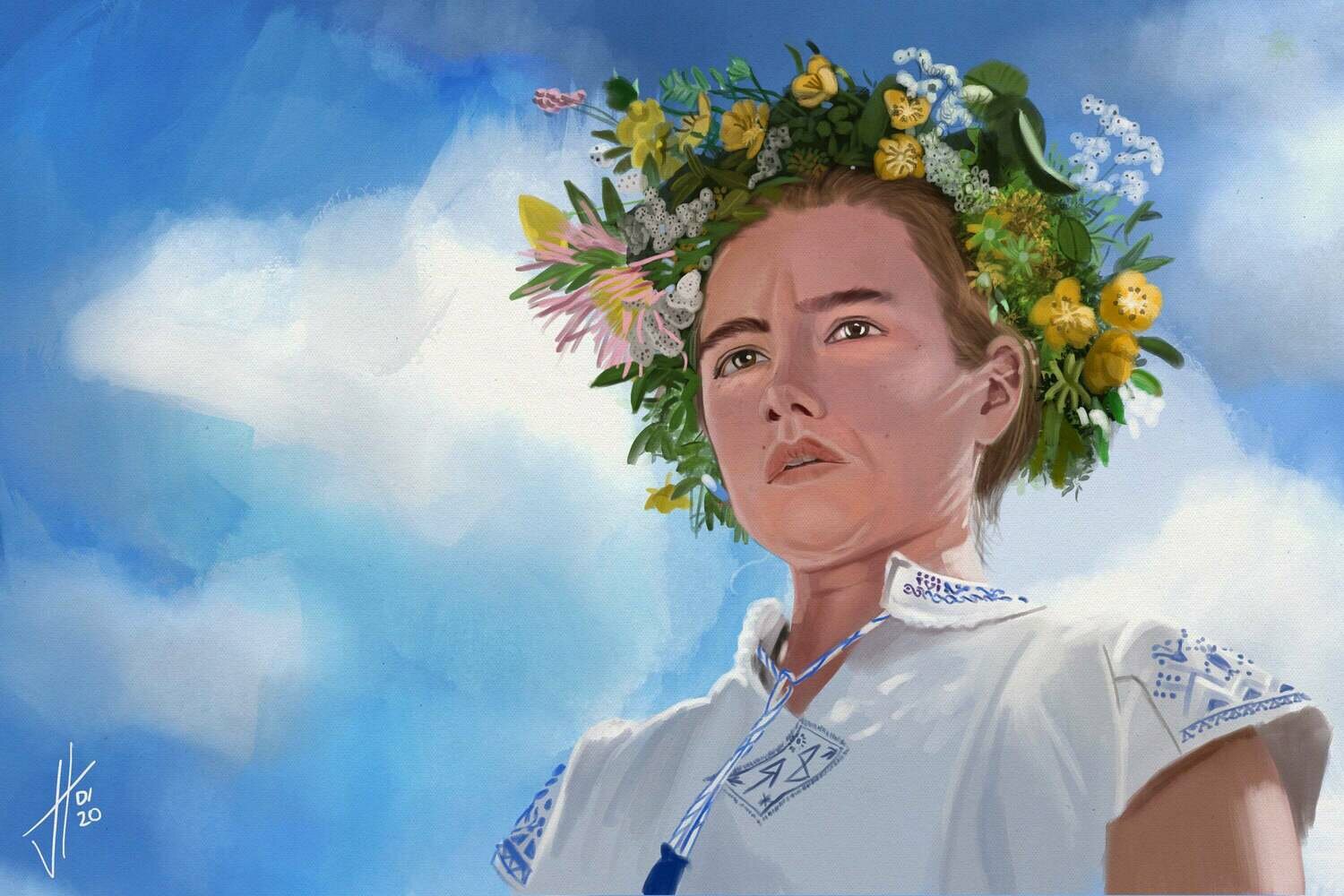 Midsommar Art Print Florence Pugh Midsommar Art Print Florence Pugh