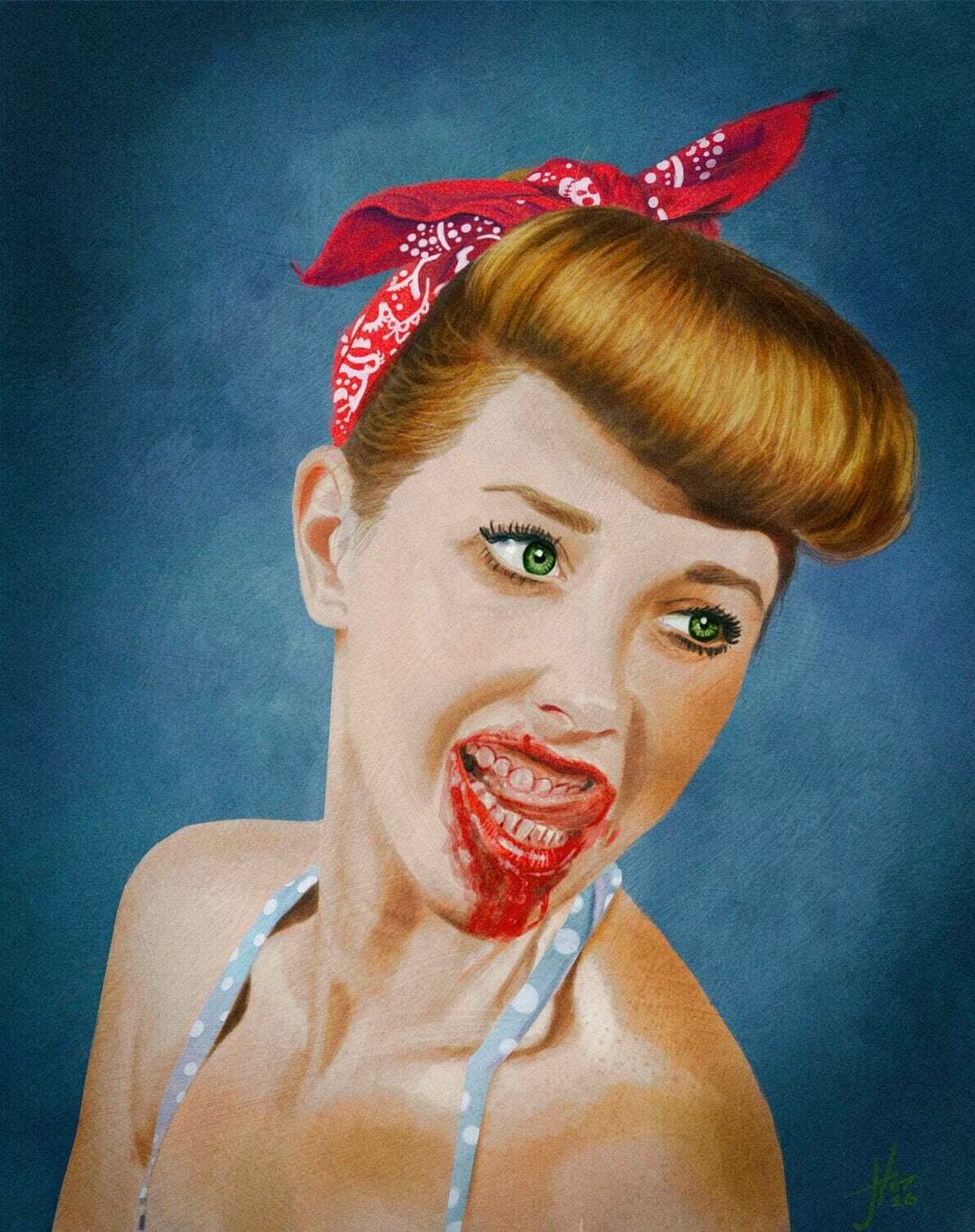 Vampire Art Print Vampire Art Print