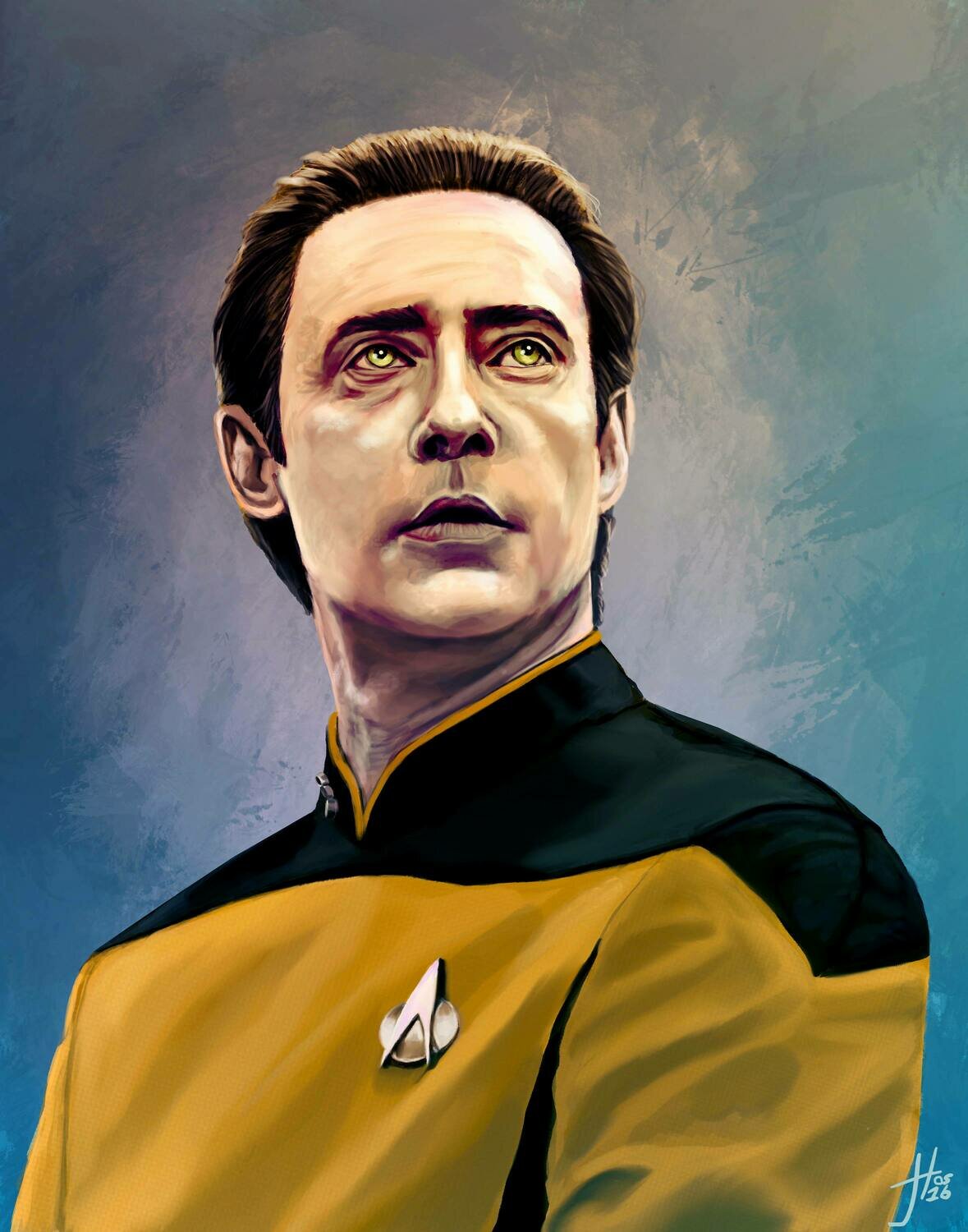 Star Trek: The Next Generation Data Print Star Trek: The Next Generation Data Print