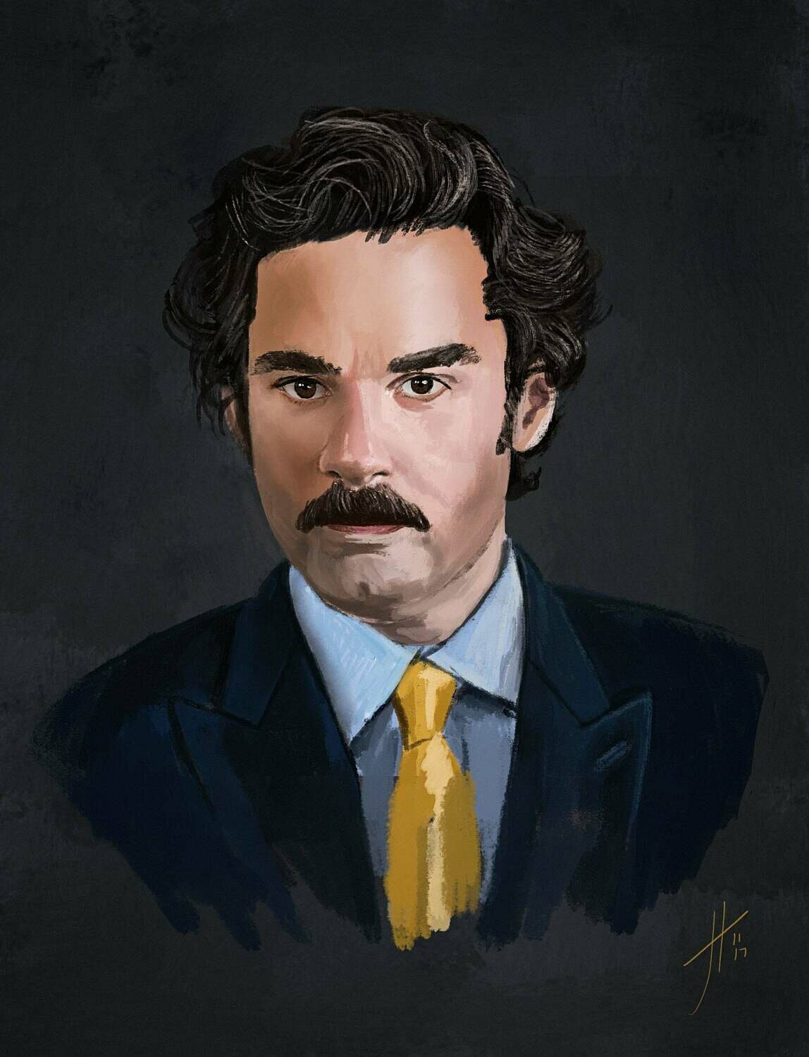 Paul F. Tompkins art print Paul F. Tompkins art print