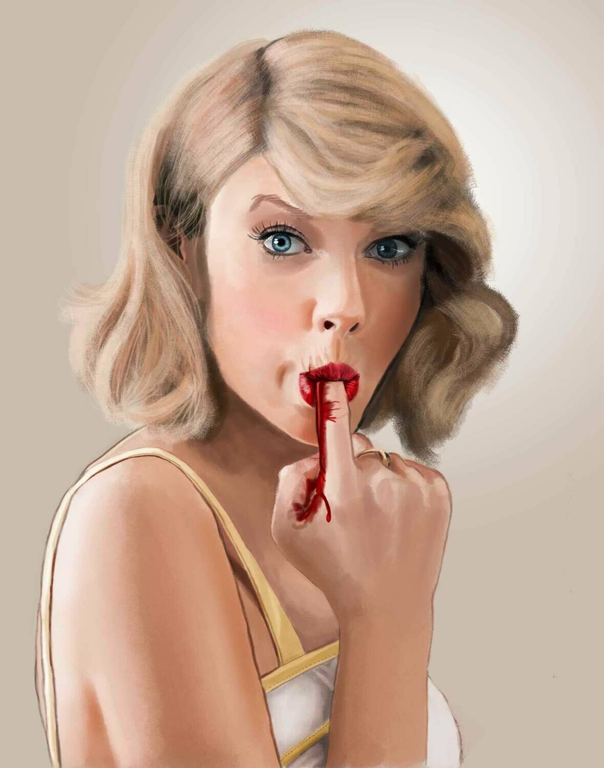 Bloody Taylor Swift Art Print Bloody Taylor Swift Art Print