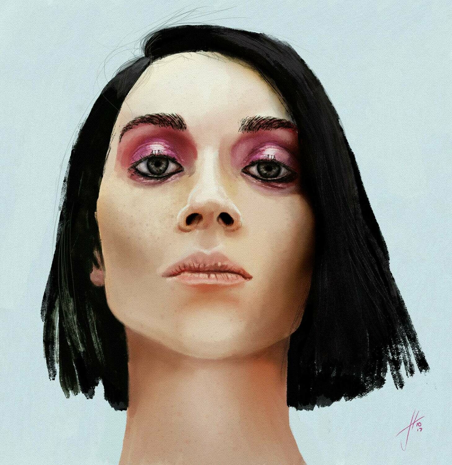St Vincent Annie Clark Art Print St Vincent Annie Clark Art Print