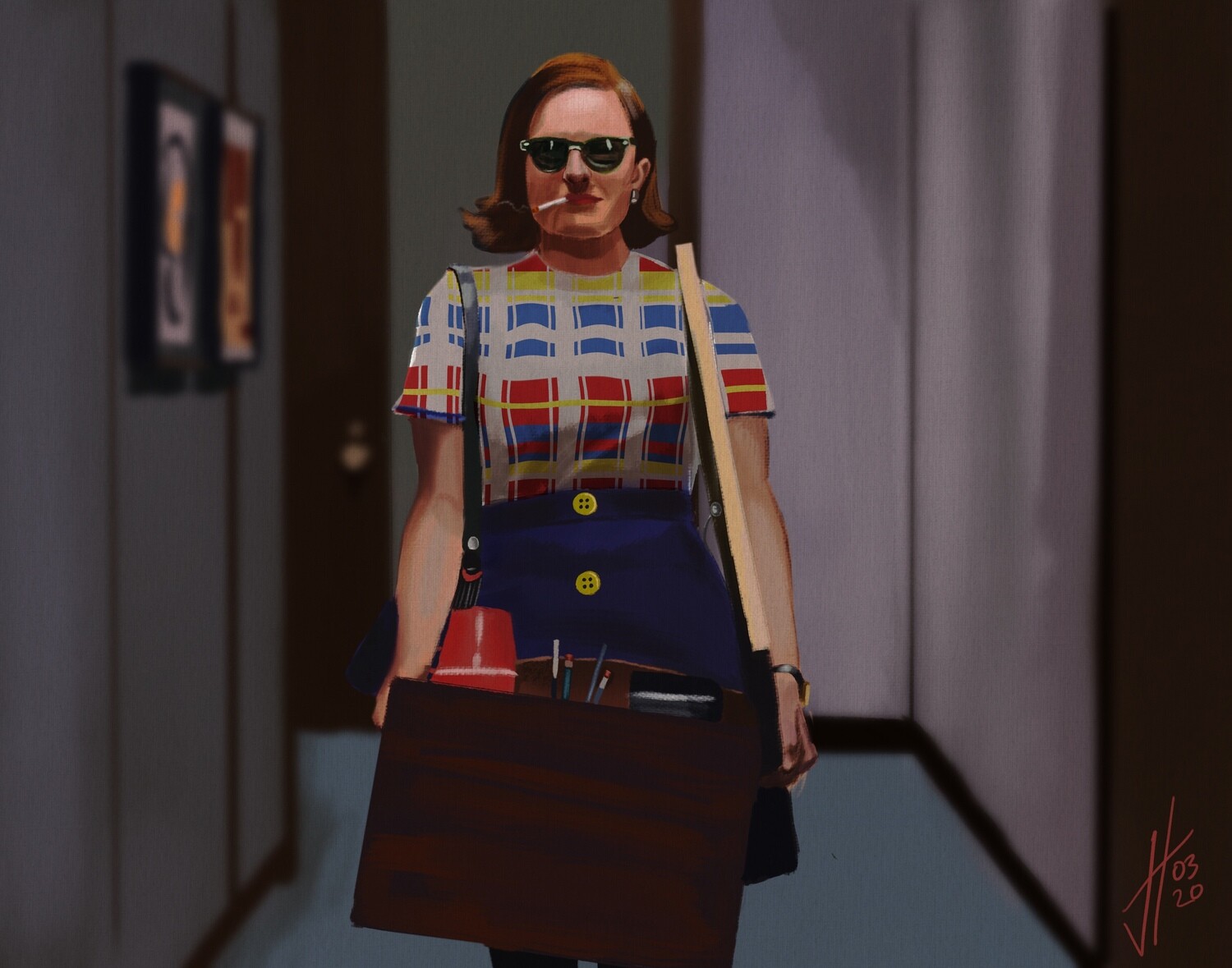 Mad Men Peggy Olson Elizabeth Moss Portrait Print Mad Men Peggy Olson Elizabeth Moss Portrait Print