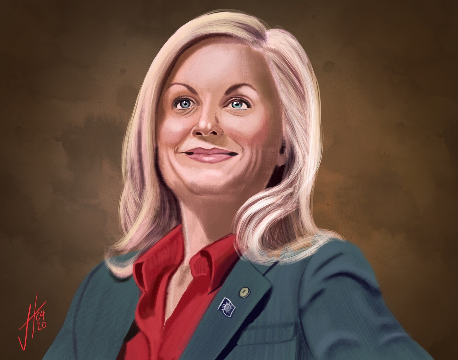 Parks and Recreation Leslie Knope art print Parks and Recreation Leslie Knope art print