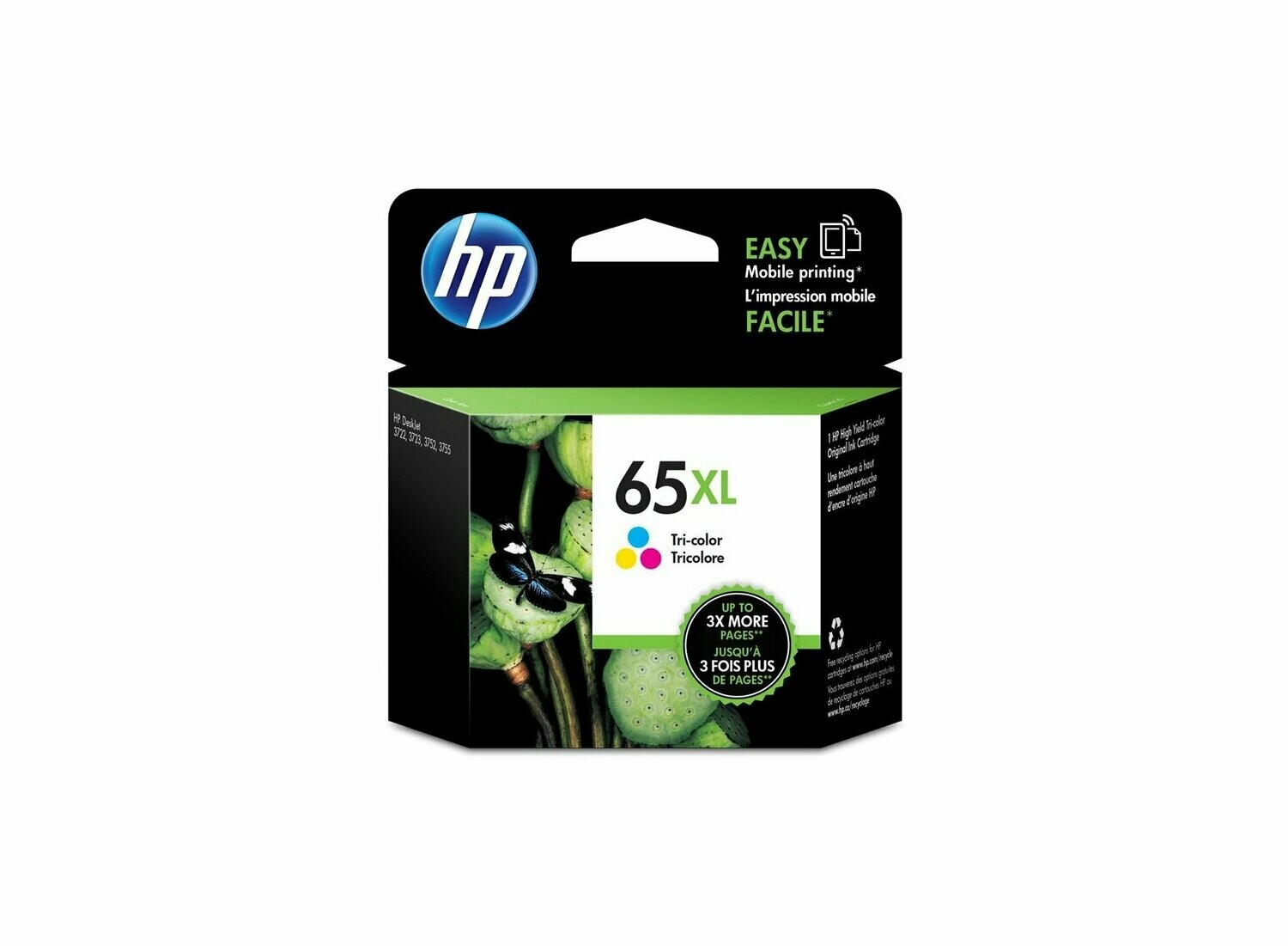 HP 65XL Tri-color Original Ink Cartridge