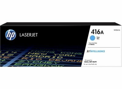HP 416A Cyan Original LaserJet Toner Cartridge