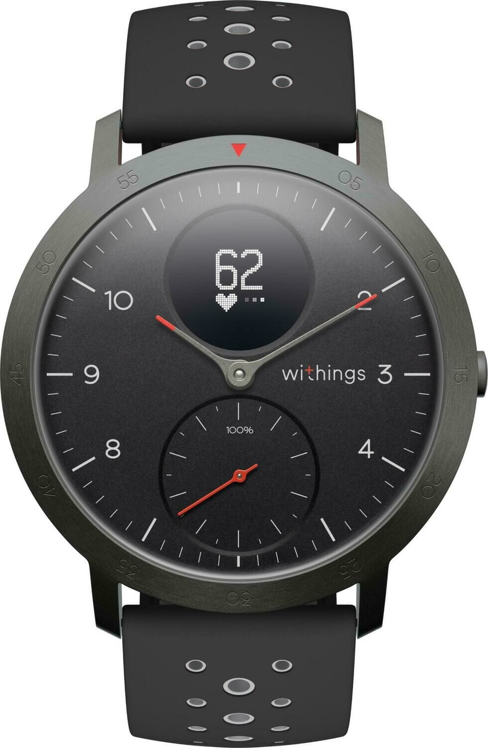 Withings Steel HR Sport Smart Watch (Black/Black)