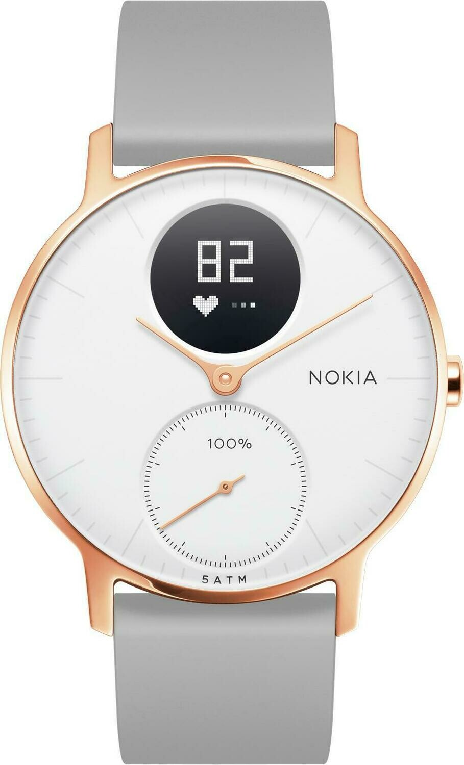 Withings / Nokia Steel HR Smart Watch (Rose Gold/Grey)